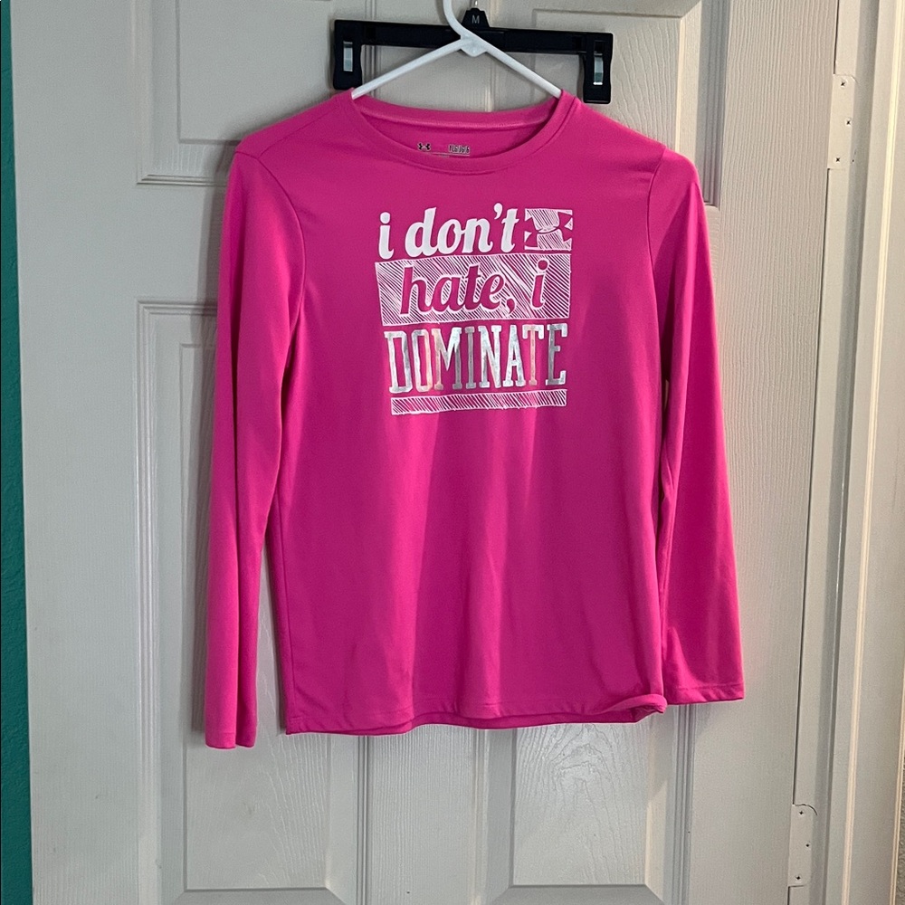 Under Armour Vibrant Pink HeatGear Top
